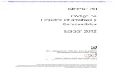 NFPA 30 Liquidos Inflamables - 2012 Actualizada