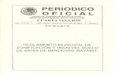 Reglamento de Zonificacion y Uso de Suelo Del Municipio de Bahia de Banderas