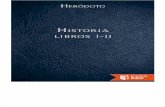 Historia - Libros I-II - Herodoto de Halicarnaso
