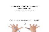 Suma de Grups Iguals Multiplicació