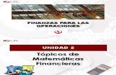 FPO Unidad 2 - T³picos de Matemticas Financieras