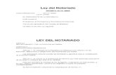 DECRETO LEY NÂº 26002 Ley Del Notariado
