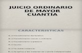 JUICIO ORDINARIO DERECHO PROCESAL CIVIL (Preparación Examen de Grado).ppt