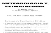 CLIMATOLOGIA Clasificación Climática