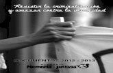 2012 - Plan de Acción Plenaria Memoria y Justicia