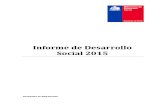 Informe de Desarrollo Social 2015 - CHILE