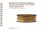Bourdieu, Pierre y Roger Chartier(1992), La Lectura. Una Práctica Cultural, En El Sentido Social Del Gusto. Elementos Para Una Sociología de La Cultura