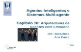 1 Agentes Inteligentes e Sistemas Multi-agente Capítulo 10: Arquitecturas de Agentes Inteligentes e Sistemas Multi-agente Capítulo 10: Arquitecturas de.