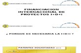 FINANCIACION INTERNACIONAL DE PROYECTOS I+D+i HUACHO-- Ing.Orlando