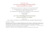 Ley 473 Ley Del Regimen Penitenciario y Ejecucion de La Pena