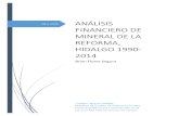 Análisis Financiero Mineral de La Reforma