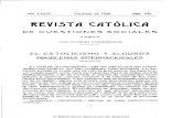 Revista Católica de Las Cuestiones Sociales. 10-1928