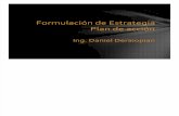 Formulación de Estrategia y Plan de Acción Ing Daniel Deraiopian Octubre 2015