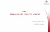 Tema 1 - Documentación y fuentes de datos