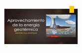 Aprov Energía Geotérmica - Energía Hidráulica