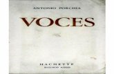 Porchia, Antonio - Voces