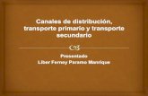 Canales de distribución, transporte primario y transporte.ppt