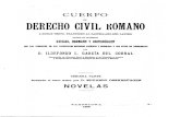 - García del Corral, J., Ildefonso, D., (1889). Cuerpo del Derecho Civil Romano. Tercera Parte- Novelas. Barcelona- Jaime Molinas.