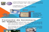 Cemento de Ionomero de Vidrio Poster