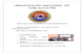 Informe de La Madera y La Visita a Los Aserradores en Arequipa.