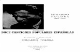 Toldrá-Doce Canciones Populares Españolas