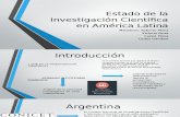 Estado de La Investigación Científica en América Latina