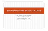 Sesión 12. Seminario TFG