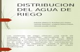 Distribucion Del Agua de Riego