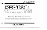 Alinco DR 150T Manual Usuario en Español