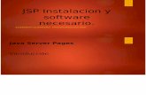 JSP Instalacion y Software Necesario