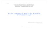 Fundamentos - Diccionario Etimologico Curricular