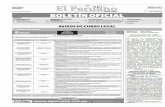 Diario Oficial El Peruano, Edición 9327. 11 de mayo de 2016