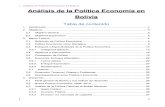 Análisis de La Política Economía en Bolivia (Autoguardado)