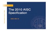 2010 AISC Spec Presentation