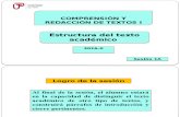 1A-ZZ03 Estructura Del Texto Académico (PPT) 2016-1
