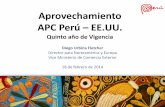 Aprovechamiento APC Perú - EE.uu
