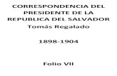 Correspondencia de Presidente Tomás Regalado, Folio Vii