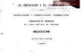 El Obispado y el Seminario, revelaciones y observaciones interesantes por Telesforo B. Zaldívar Ex-cura párroco de Caazapá Asunción año 1895