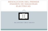 Resolucion Del Examen de maquinas electricas