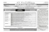 Diario Oficial El Peruano, Edición 9315. 29 de abril de 2016