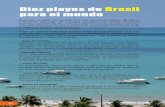 Diez playas de Brasil para el mundo