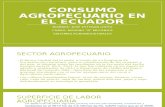 Consumo Agropecuario Interno en El Ecuador