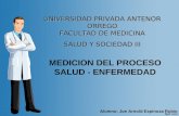 Medicion Del Proceso Salud- Enfermedad- Joe Espinoza