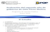 Evaluación Del 2ndo Año de Gobierno Otto Pérez Molina