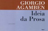 Ideia da prosa - Giorgio Agamben