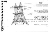 Criterios de Diseño de Lineas de Transmision a 115 y 230 KV