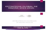 Estrategia Global de Mejora 2015-2016