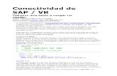 Conectividad de SAP-Vbasic