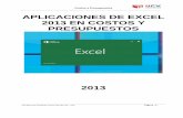 Tutorial Para Las Aplicaciones de Excel 2013 en Costos y Presupuestos CivilGeeks.com