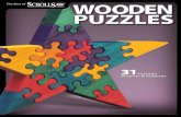 Wooden Puzzles- rompecabezas en madera